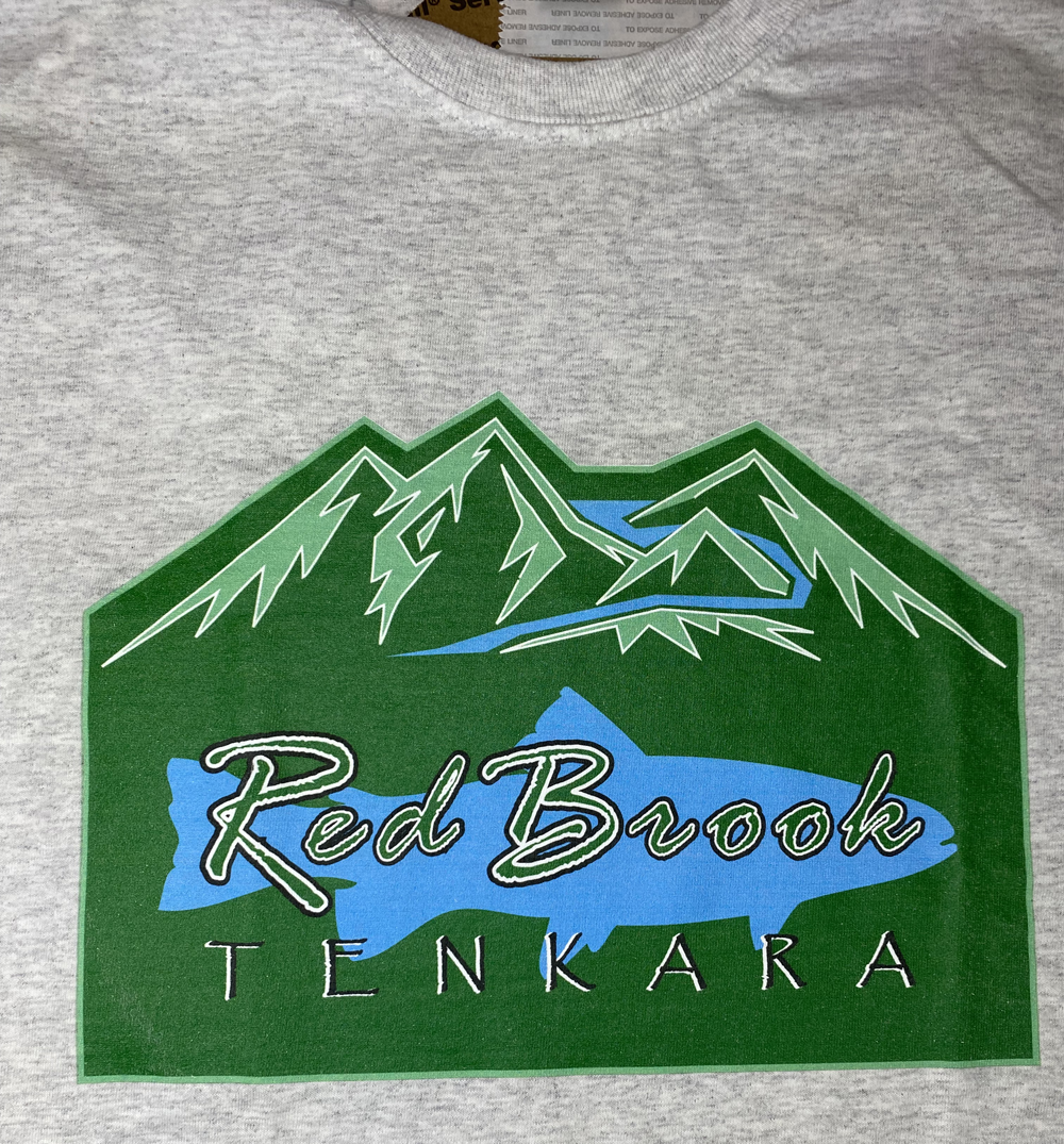 Mountain Brook Trout - Graphic T (color Heather Gray)