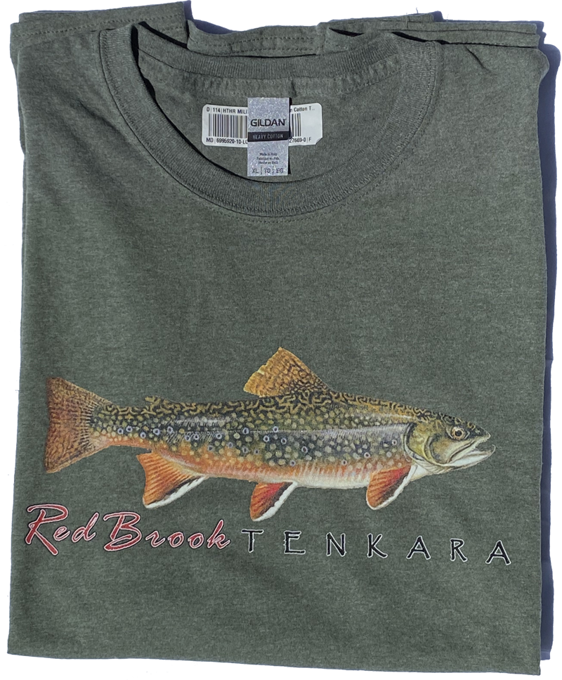 Brook Trout - Graphic T (color Heather Green)
