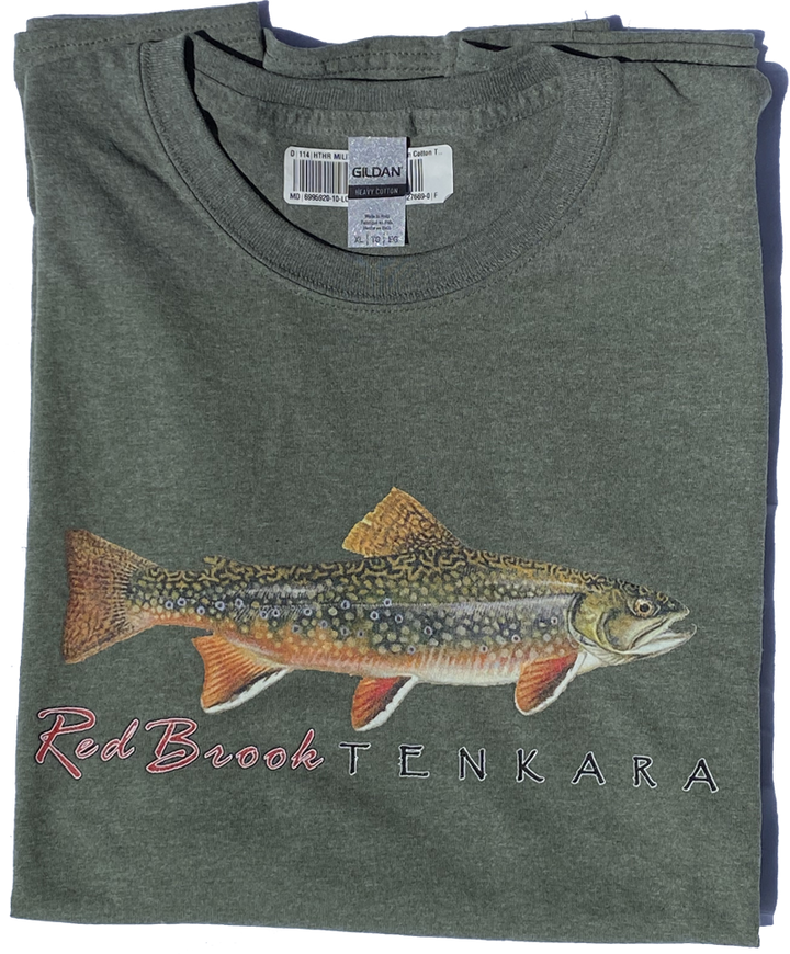 Brook Trout - Graphic T (color Heather Green)